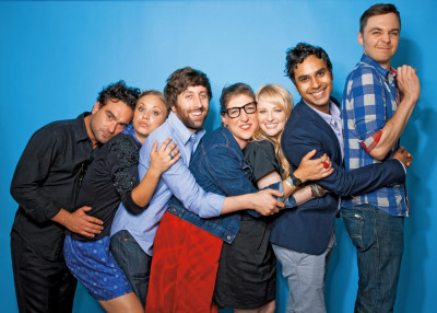 The Big Bang Theory M1 Cast mit Jim Parsons Kühlschrankmagnet mit Ø 60 mm