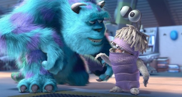 Monster Sulley and Boo in Monsters, Inc
