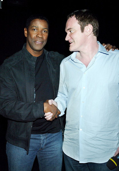 Denzel Washington and Quentin Tarantino 