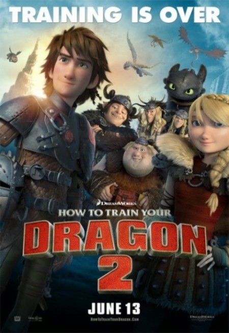 How to Train Your Dragon 2 movie poster 