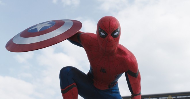 Spider-Man in Captain America civil war 
