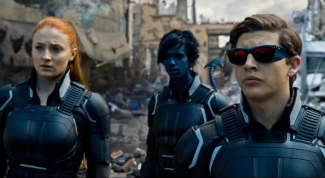Jean Grey, Nightcrawler and Cyclops