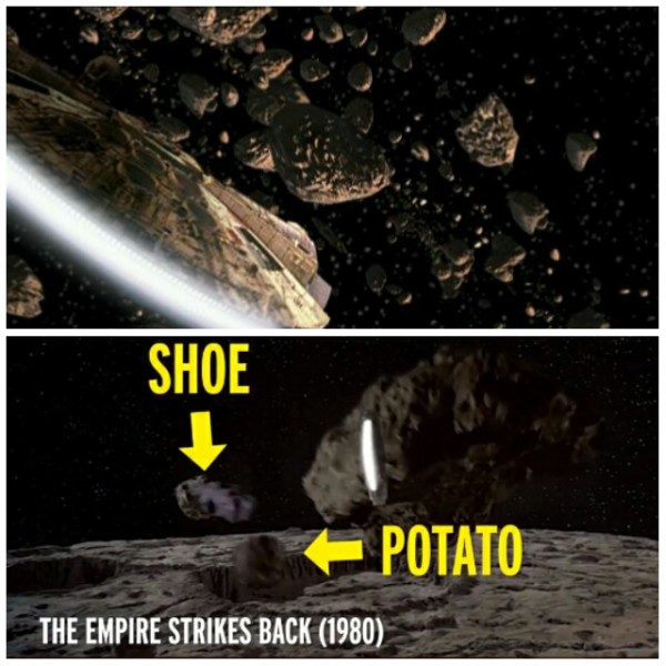 Shoe and Potato among Asteroids